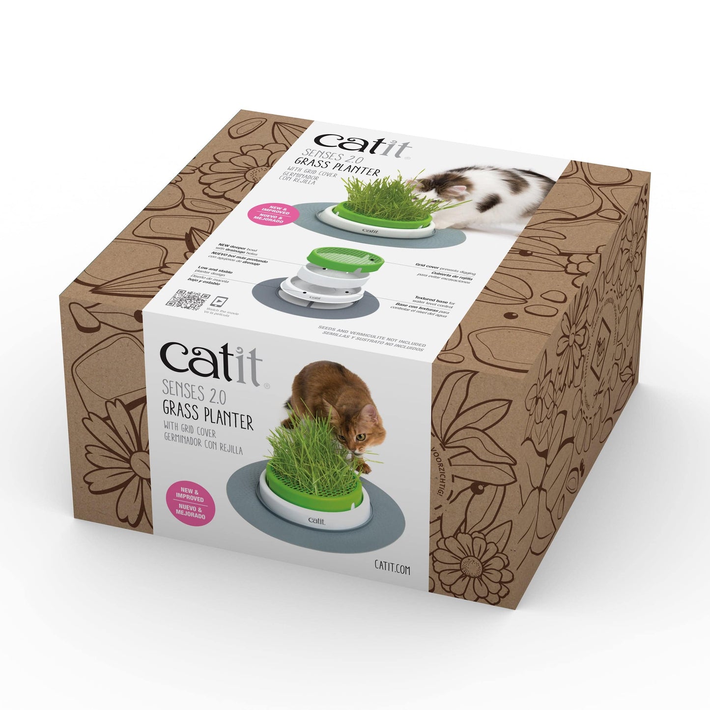 Catit Senses 2.0 Grass Planter - The Pet Source