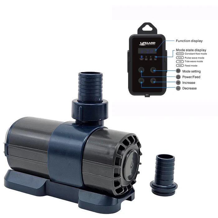Lifegard Aquatics Quiet One DC Pump with Controller - 2640 GPH