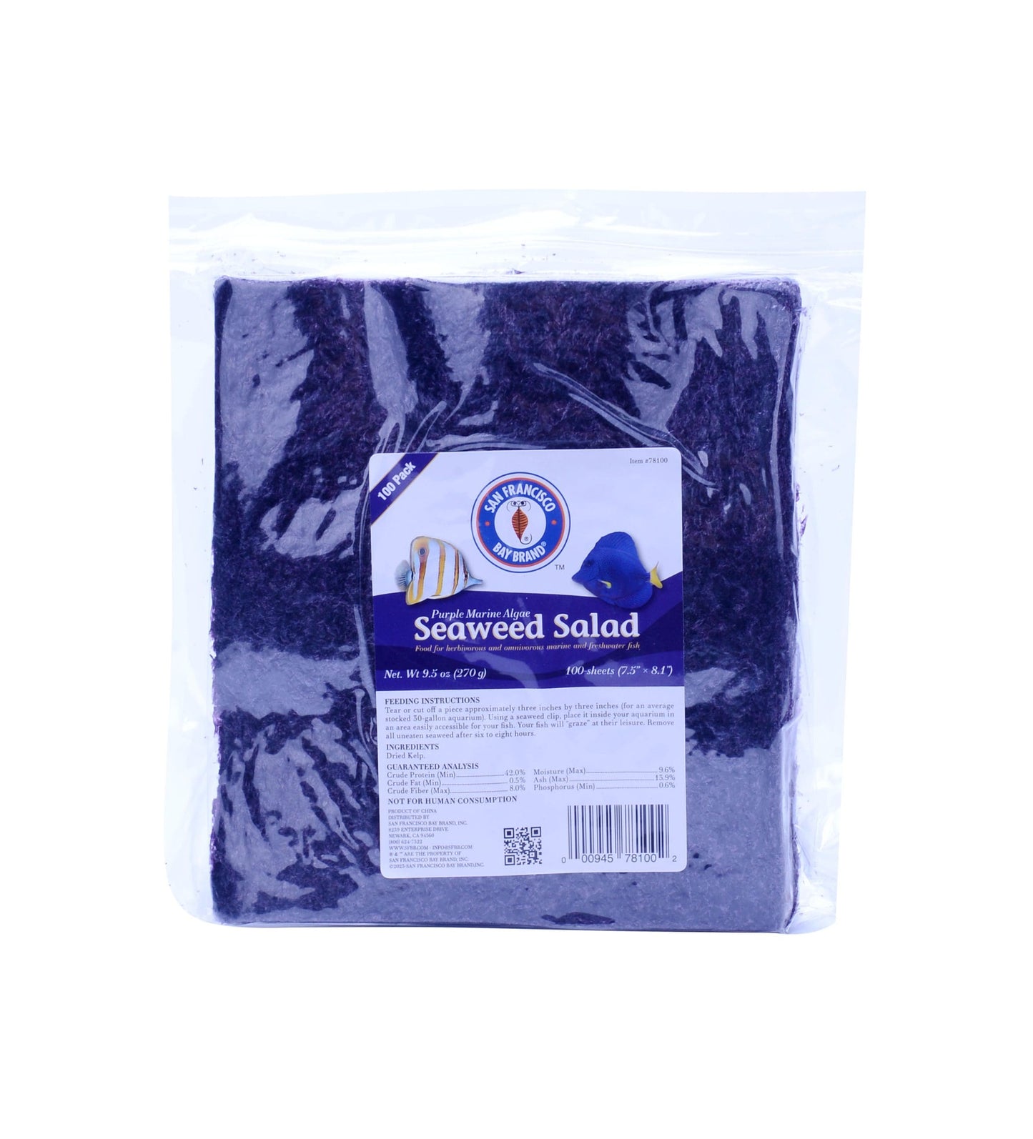 San Francisco Bay Brand Seaweed Salad Purple - 100 Sheets
