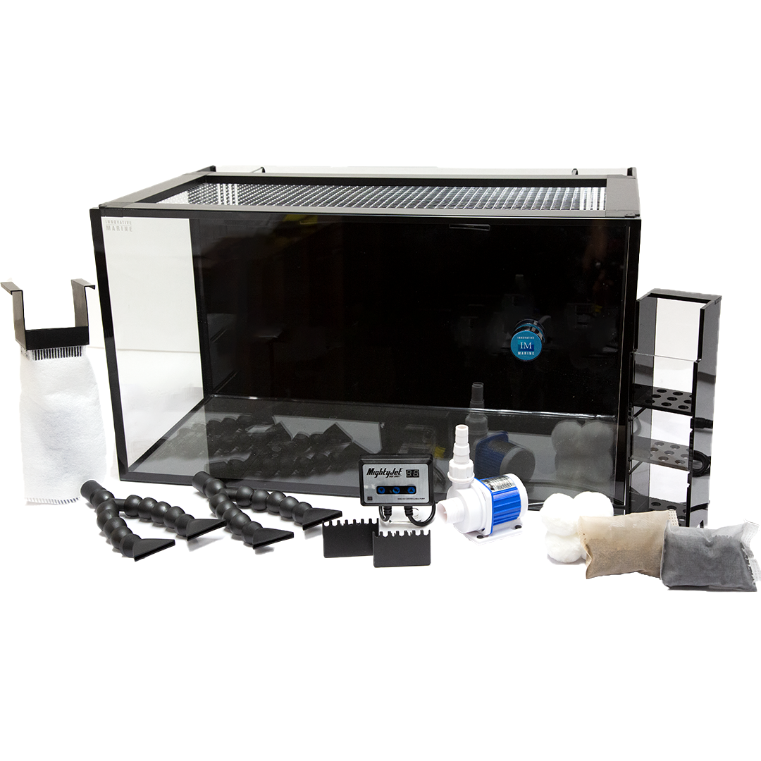 Innovative Marine NUVO Fusion Pro 2 - 20 AIO Aquarium w/ APS Pedestal - White