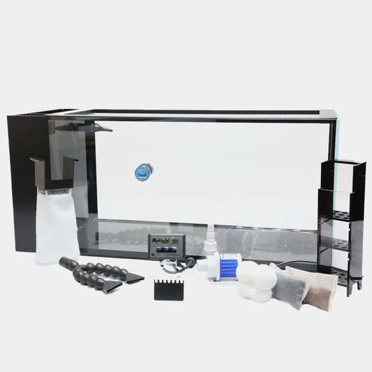 Innovative Marine NUVO Fusion Pro 2 - 20 Peninsula AIO Aquarium w/ APS Pedestal - White