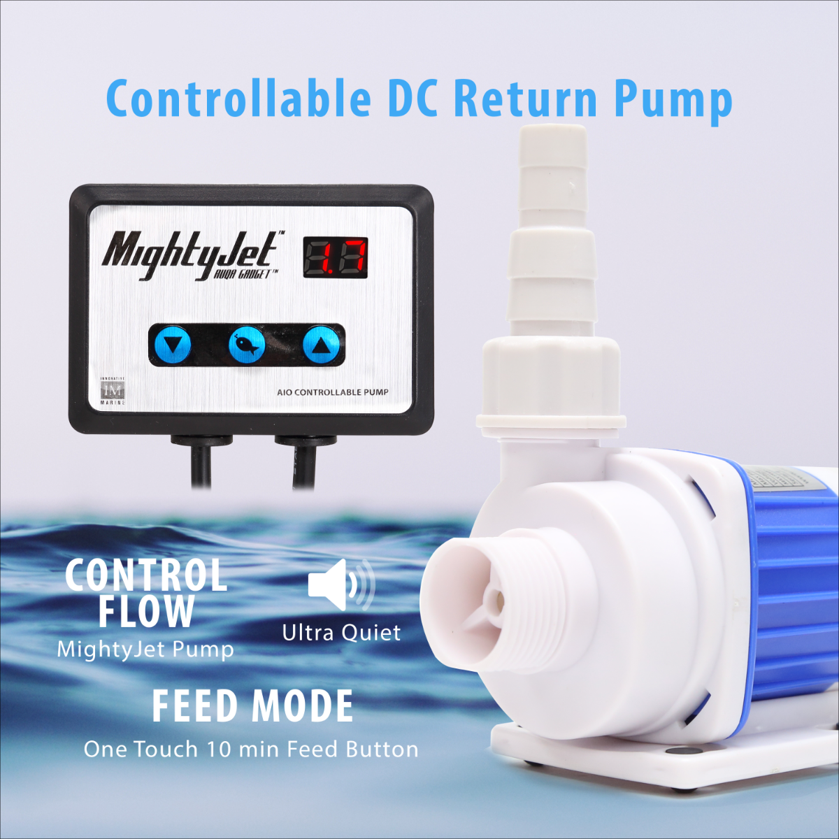 Innovative Marine NUVO Fusion Pro 2 - 20 AIO Aquarium w/ APS Pedestal - White