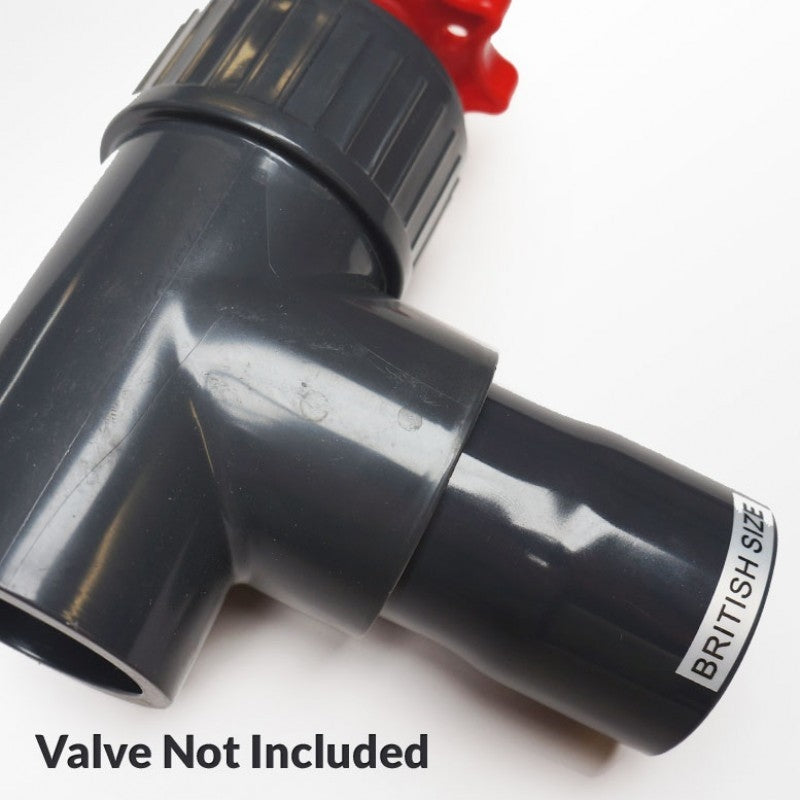 Metric to Standard Imperial PVC Adapters - 50mm to 1-1/2"