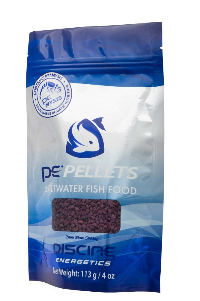 Piscine Energetics Mysis Pellets for Saltwater Fish 3mm - 4oz