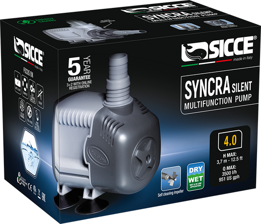 Sicce Syncra Silent 4.0 Pump - 951 GPH