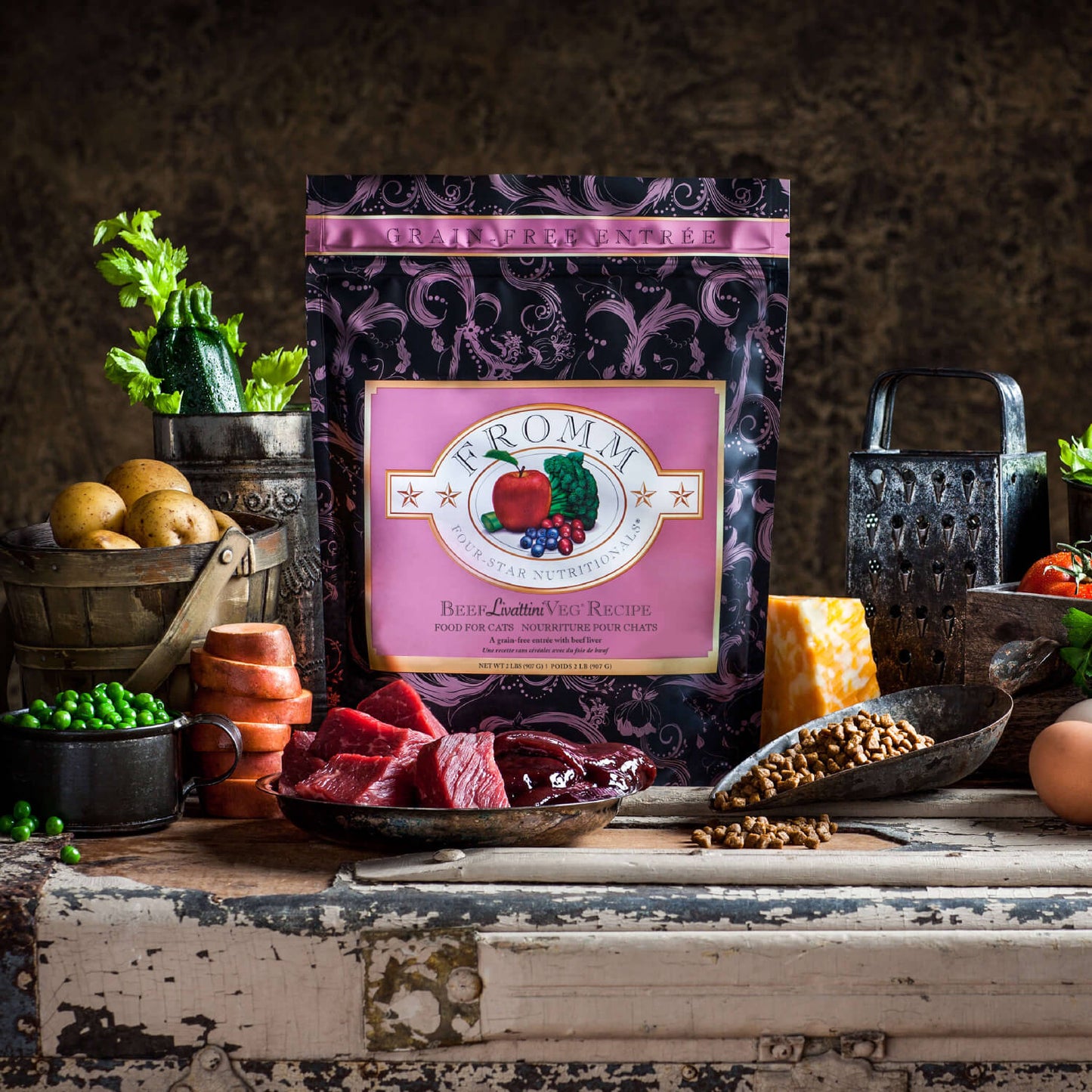 Fromm Beef Liváttini Veg Recipe Dry Cat Food - 1.8kg