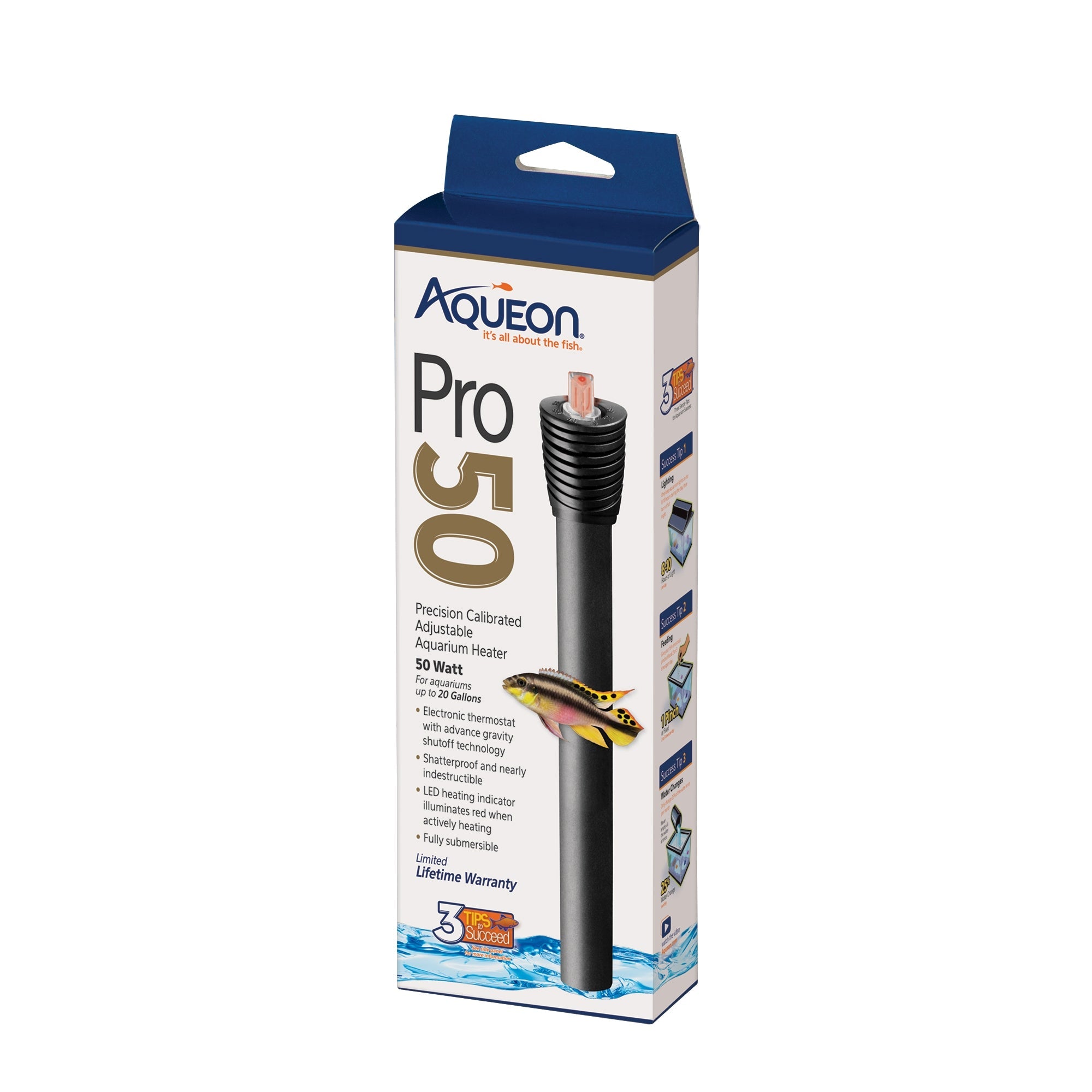 Aqueon Pro Submersible Heater - 50 W