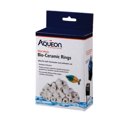 Aqueon Bio-Ceramic Ring Filter Media 1lb