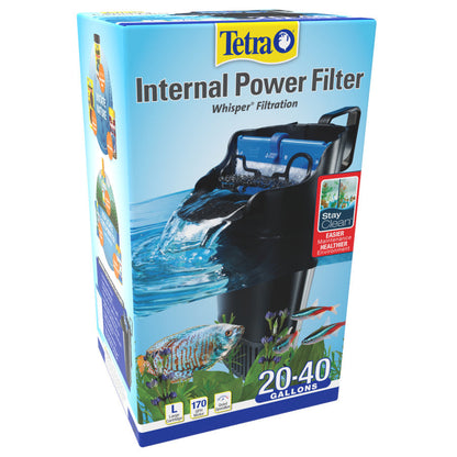 Tetra Whisper 40i Internal Power Filter with Bio-Scrubber up to 40 gal