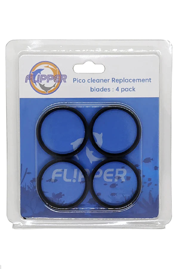 Flipper Pico 2 in 1 Aquarium Magnet Cleaner Replacement Blades - 4 Pack