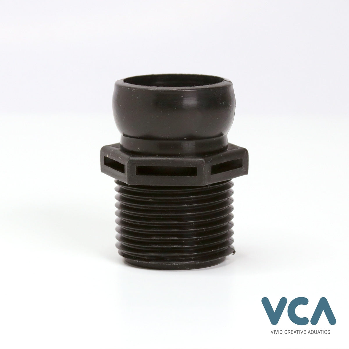 Vivid Creative Aquatics Jumbo 1in NPT Connector – Modular Hose Adapter