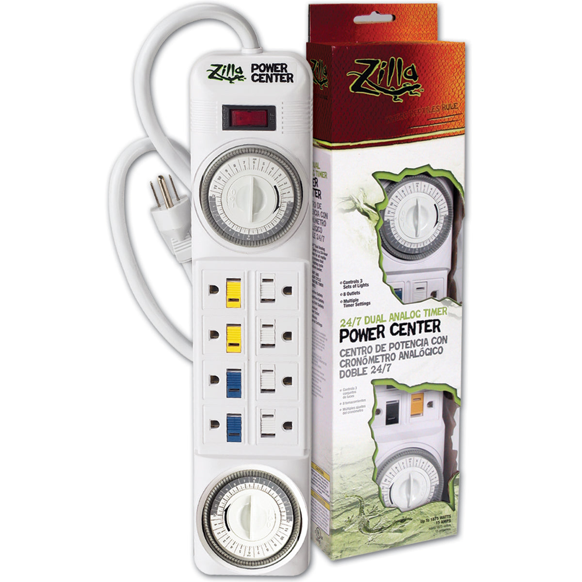 Zilla 24-7 Dual Analog Timer Power Center