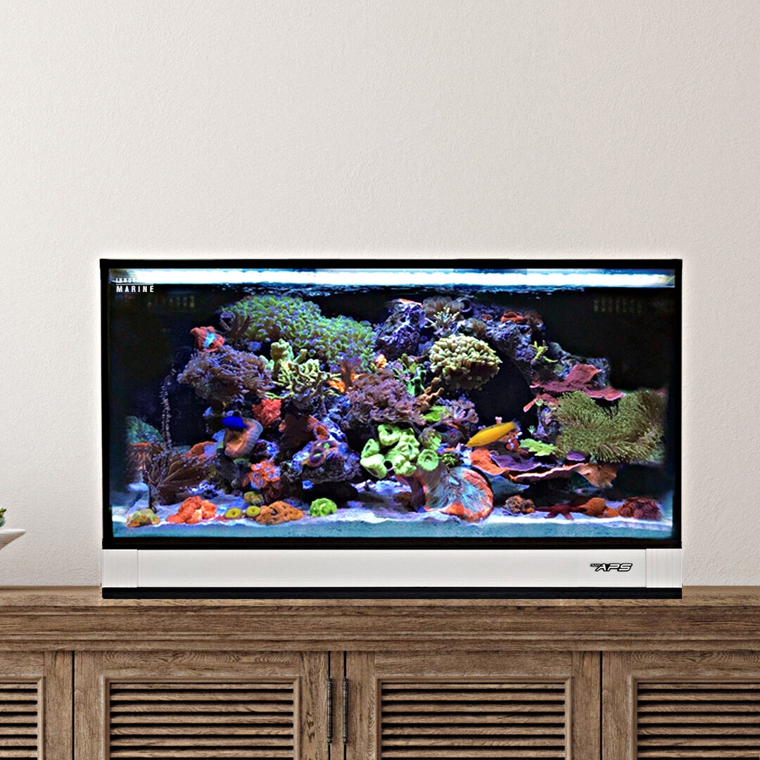 Innovative Marine NUVO Fusion Pro 2 - 25 Lagoon AIO Aquarium w/ APS Pedestal - White