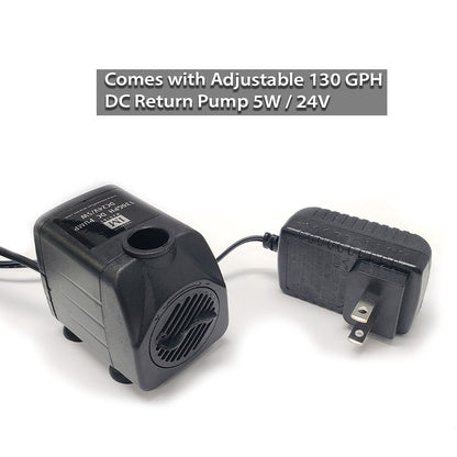 Innovative Marine NUVO Fusion - 20 Long AIO Aquarium - Desktop Starter Kit