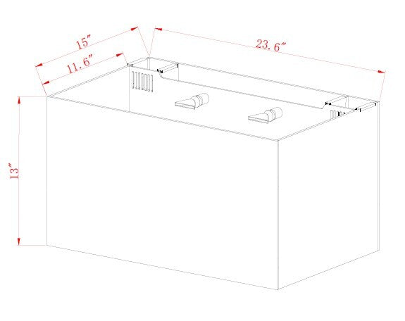 Innovative Marine NUVO Fusion - 20 Long AIO Aquarium - Desktop Starter Kit