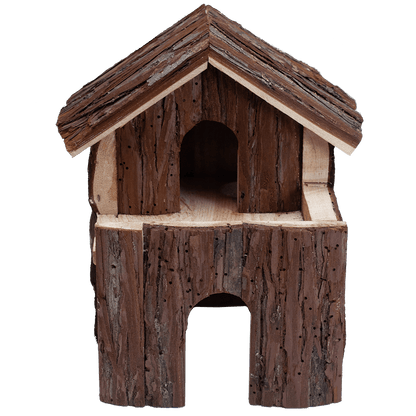 A & E Cages Nibbles Log Cabin Small Animal Deluxe - The Pet Source