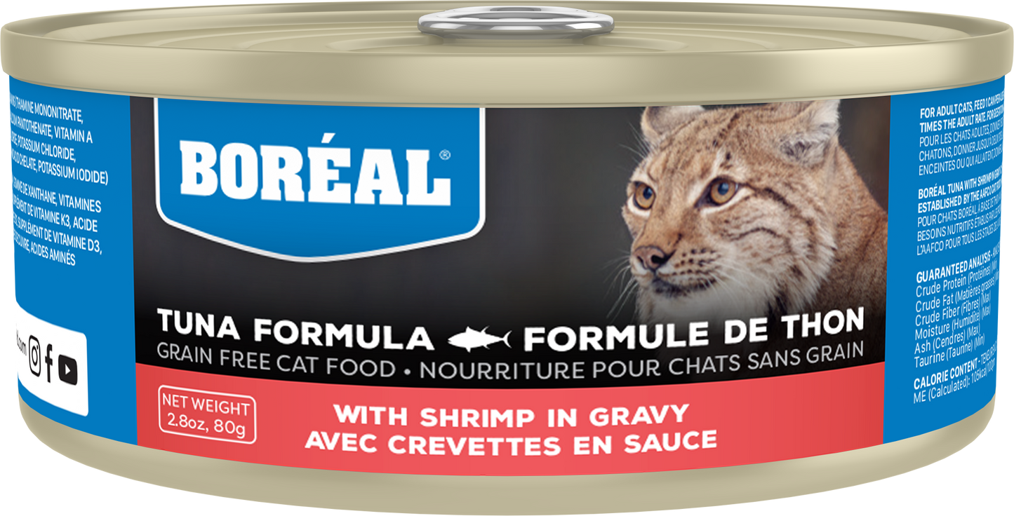 Boreal Red Tuna With Chicken in Gravy Wet Cat Food Can - 80g