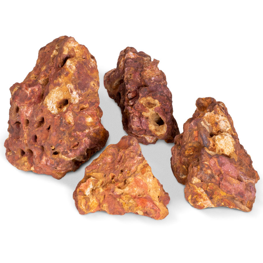 CaribSea Exotica Fire Stones Box - 25 lbs