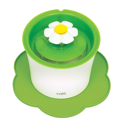 Catit Flower Placemat Medium - Green - The Pet Source