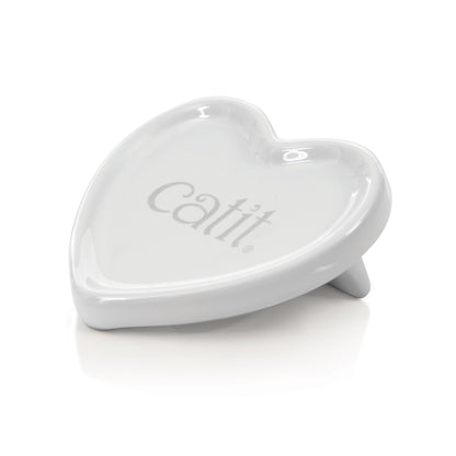 Catit Creamy Heart Dish - The Pet Source