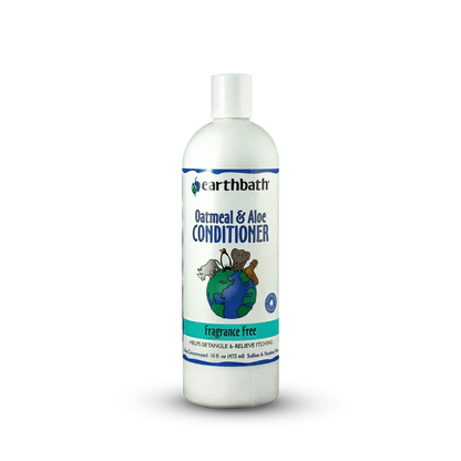 earthbath Oatmeal & Aloe Conditioner - Fragrance Free - 16oz - The Pet Source