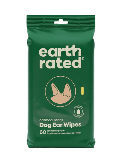 earth rated Ear Wipes - 60 ct - The Pet Source
