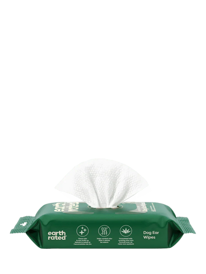 earth rated Ear Wipes - 60 ct - The Pet Source