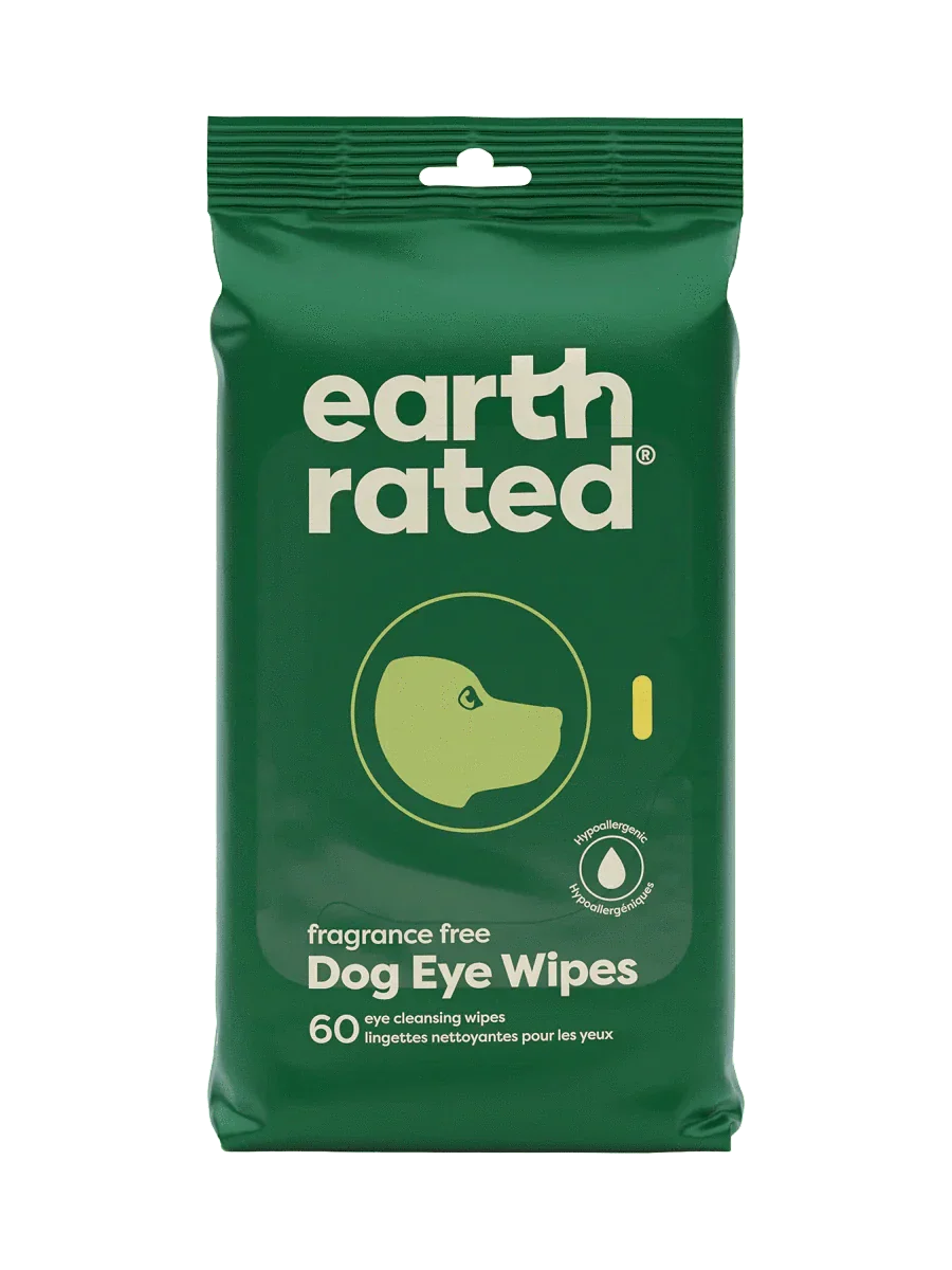 earth rated Eye Wipes - 60 ct - The Pet Source