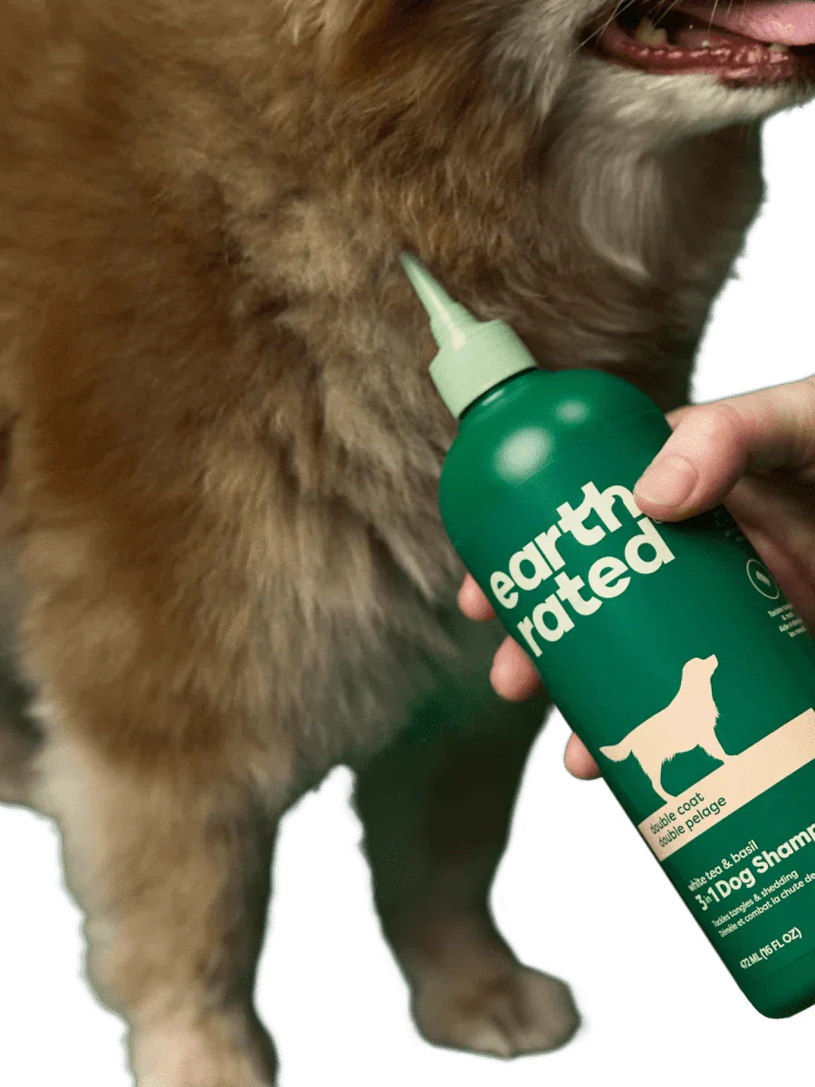 earth rated Double Coat 3-in-1 Dog Shampoo - 16oz - The Pet Source