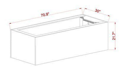 Innovative Marine INT 200 Gallon Peninsula Complete Reef System - Made To Order - White