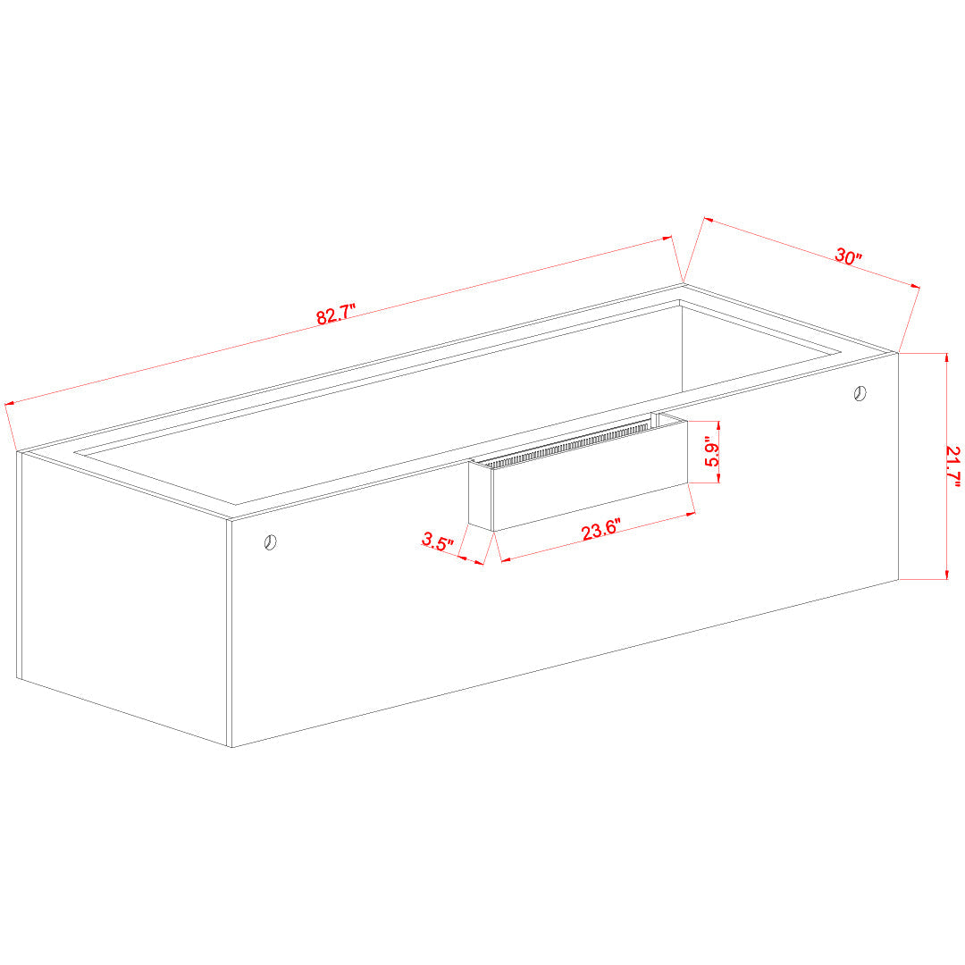 Innovative Marine EXT 240 Gallon Aquarium w/ APS Stand - Made To Order - White
