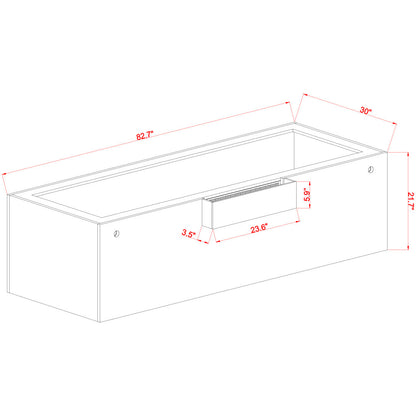 Innovative Marine EXT 240 Gallon Aquarium w/ APS Stand - Made To Order - White