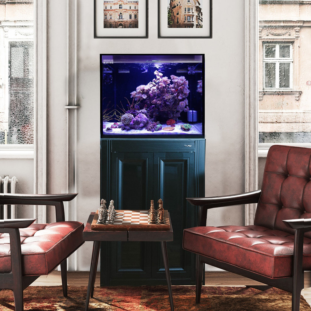 Innovative Marine Fusion Pro 2 - 40 AIO Aquarium w/ APS Stand - Black