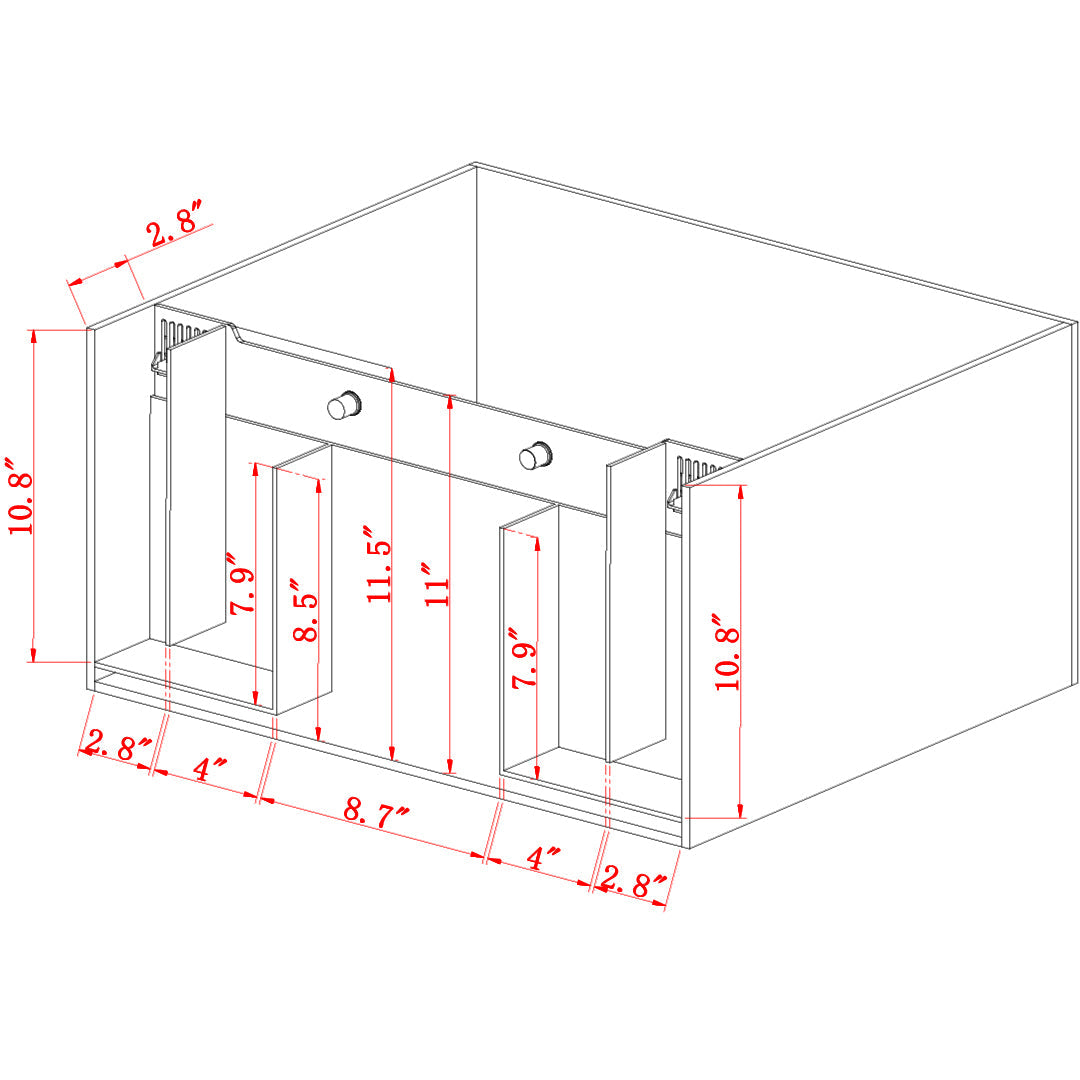 Innovative Marine NUVO Fusion - 25 AIO Lagoon Aquarium - Desktop Starter Kit