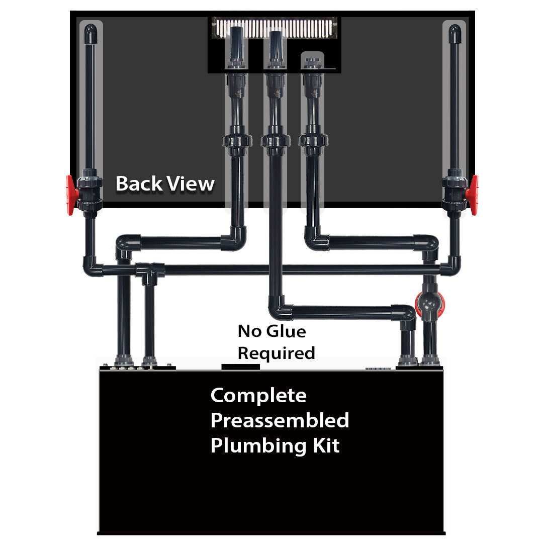 Innovative Marine EXT 100 Gallon Complete Reef System - Black