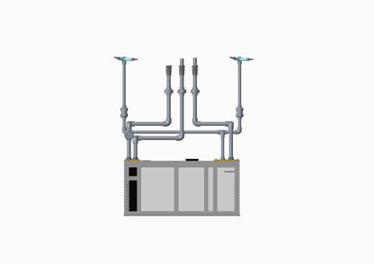 Innovative Marine EXT 100 Aquarium w/ APS Stand - Black