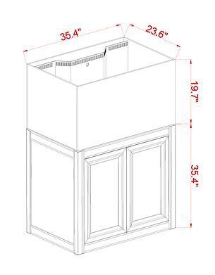 Innovative Marine INT 75 Gallon Complete Reef System - White