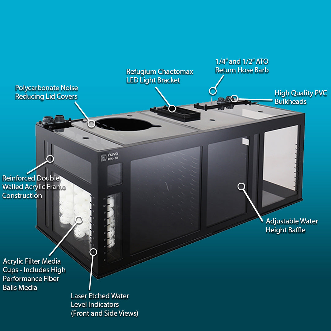 Innovative Marine EXT 100 Gallon Complete Reef System - Black