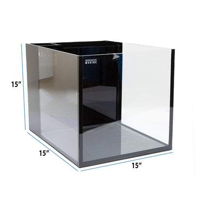 Innovative Marine NUVO Fusion - 15 AIO Cube Aquarium - Desktop Starter Kit