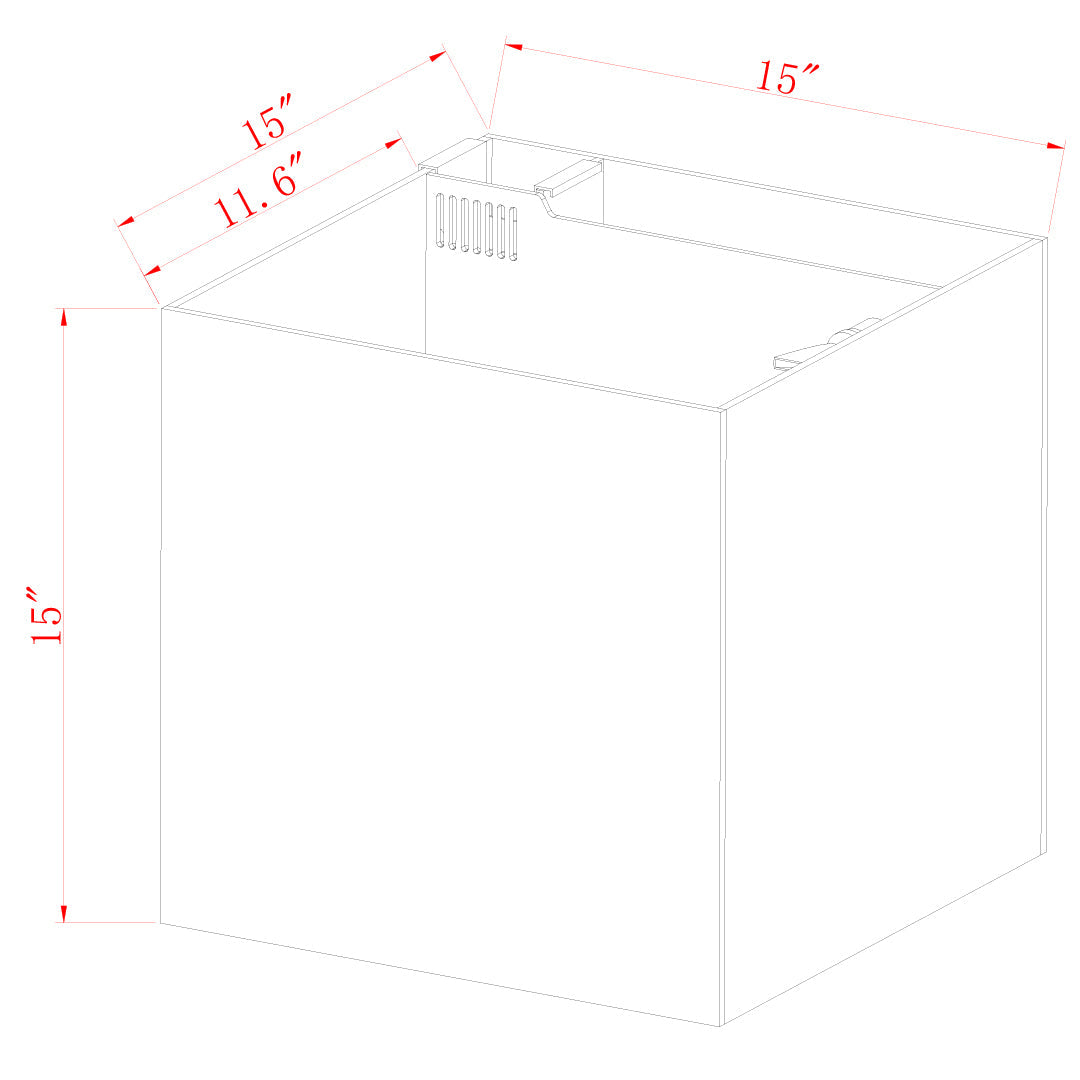 Innovative Marine NUVO Fusion - 15 AIO Cube Aquarium - Desktop Starter Kit
