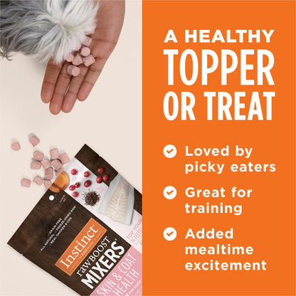 Instinct Raw Boost Mixers Skin & Coat Health Dog Food Topper - 5.5oz