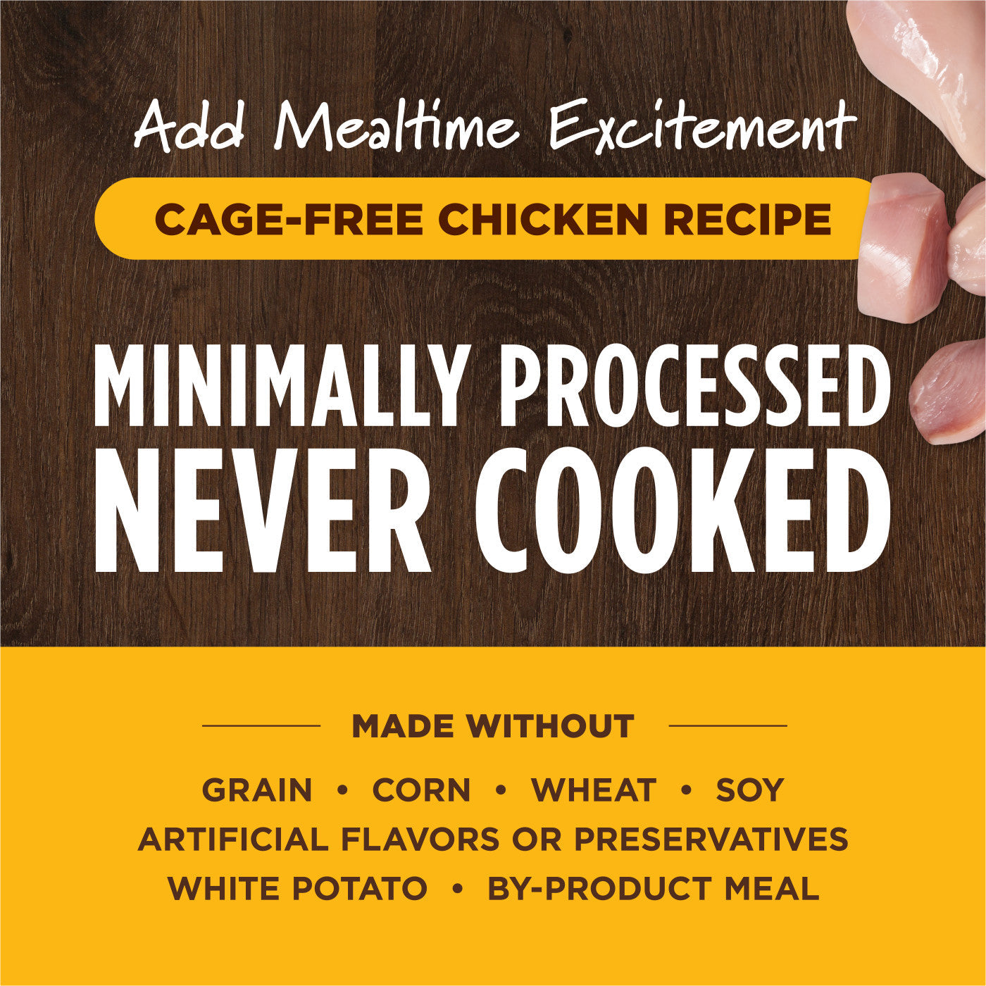 Instinct Raw Boost Shakers Cage Free Chicken Dog Food Topper - 5.5oz