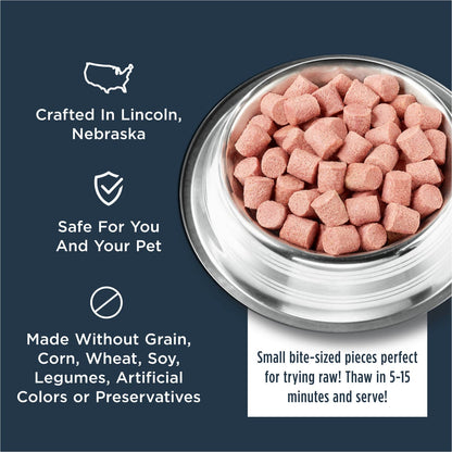 Instinct Raw Frozen Bites Adult Dog Food Real Beef - 6lb - The Pet Source