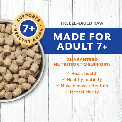Instinct Raw Longevity Freeze Dried Bites Adult 7+ Dog Food Chicken - 16oz
