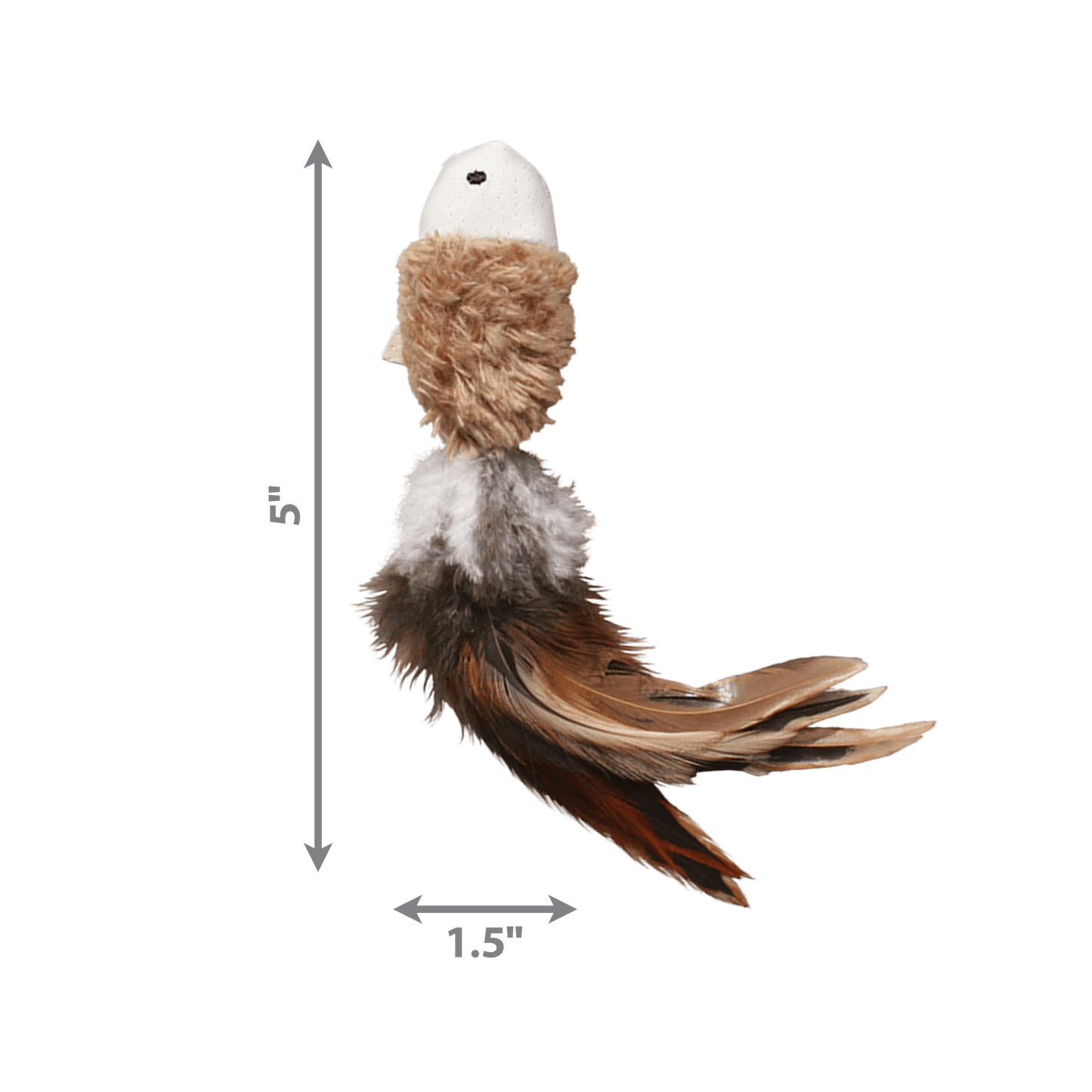 Kong Naturals Crinkle Fish 2-pck - The Pet Source