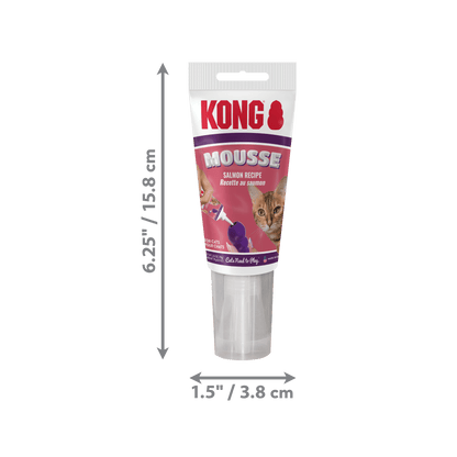 Kong Mousse Salmon Cat Treat 2.5 oz - The Pet Source