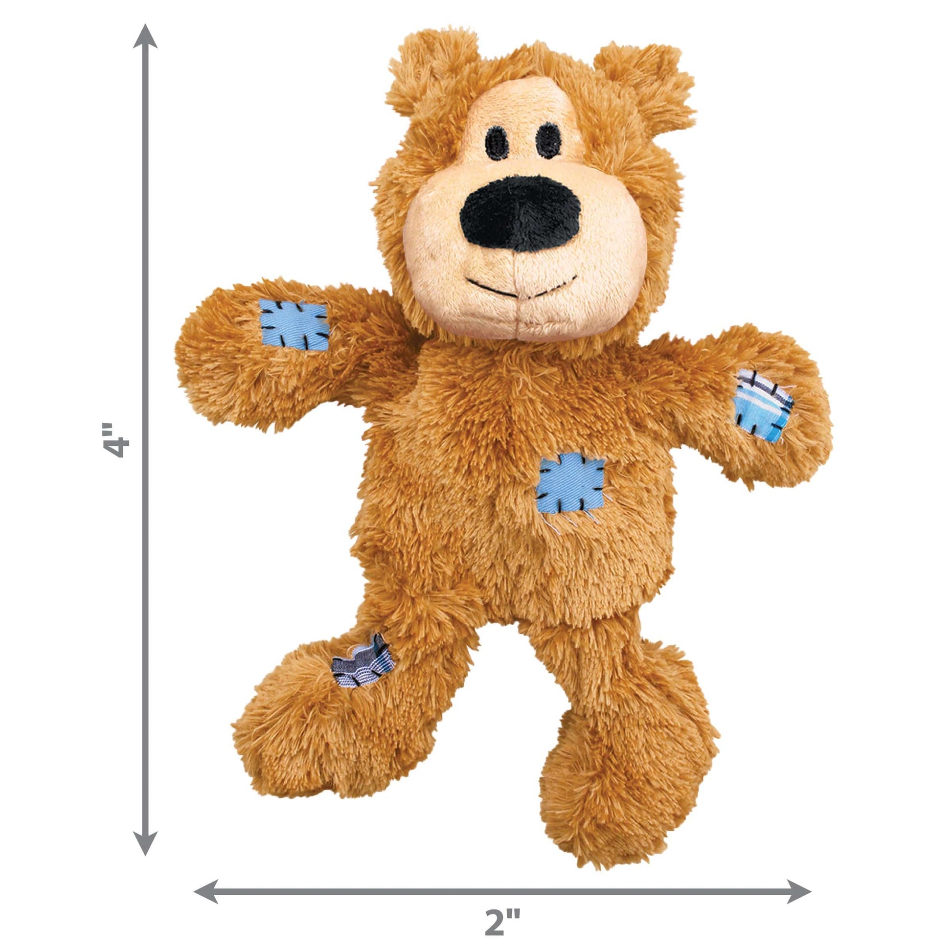 Kong Wild Knots Bear - Assorted Colors - Extra Small - The Pet Source
