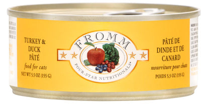 Fromm Four Star Turkey & Duck Pâté Wet Cat Food - 155g