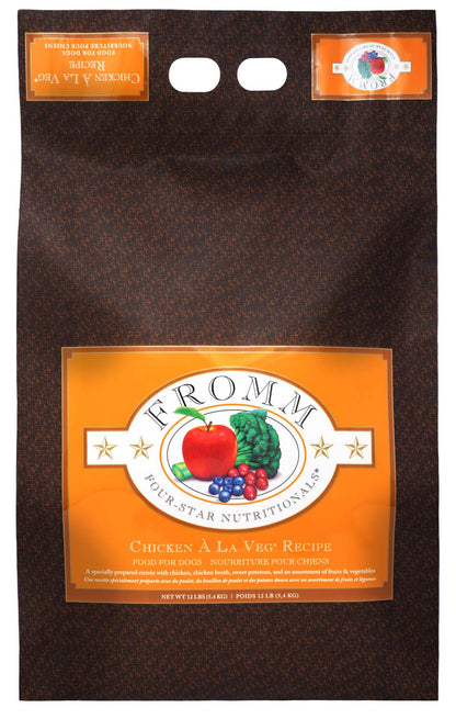 Fromm Four Star Nutritionals Chicken À La Veg Recipe Dry Dog Food - 5.4kg