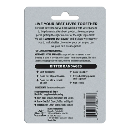 Nutri-Vet Bitter Bandage - 2 Inch - The Pet Source